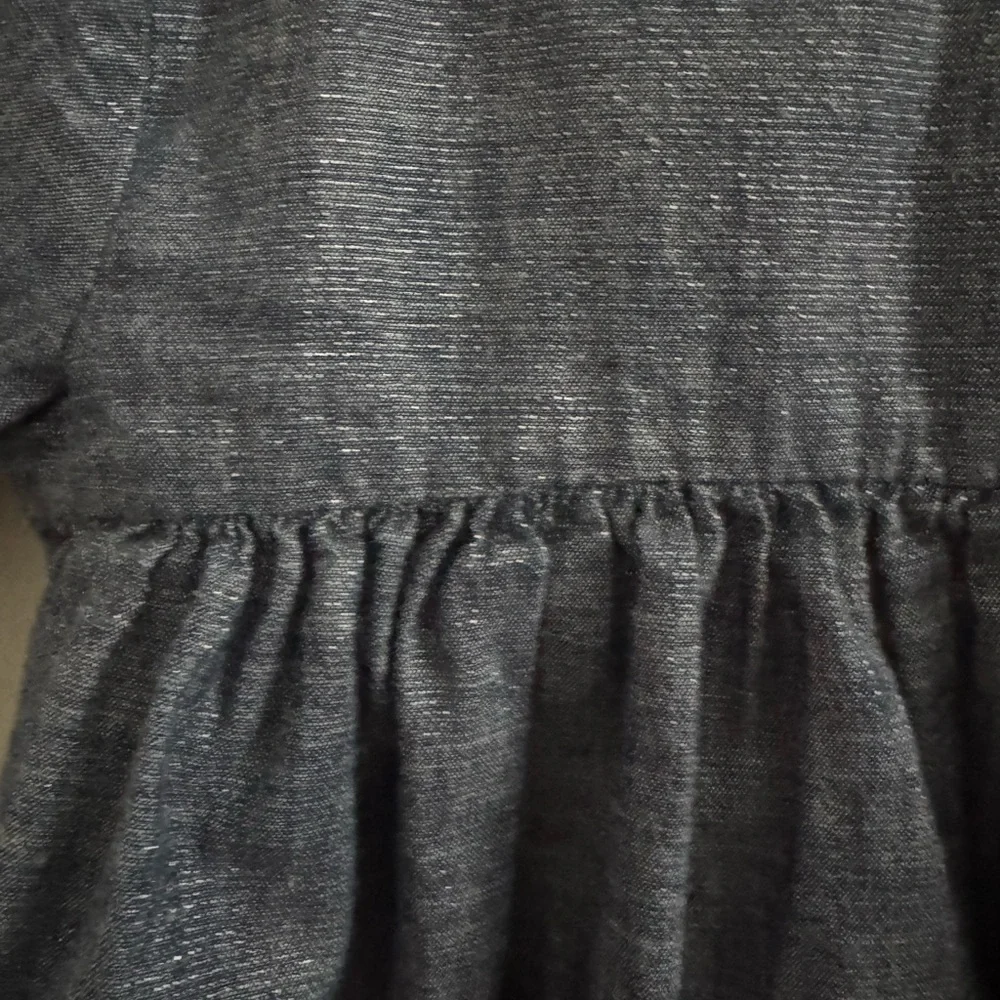 Gymboree Baby Girl Chambray Sparkle Denim Dress Button Back 12–18 Months